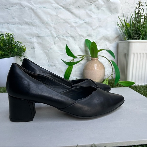 PAUL GREEN🔴black Leather pumps Size UK 5 US 7.5 gently used - Picture 7 of 16